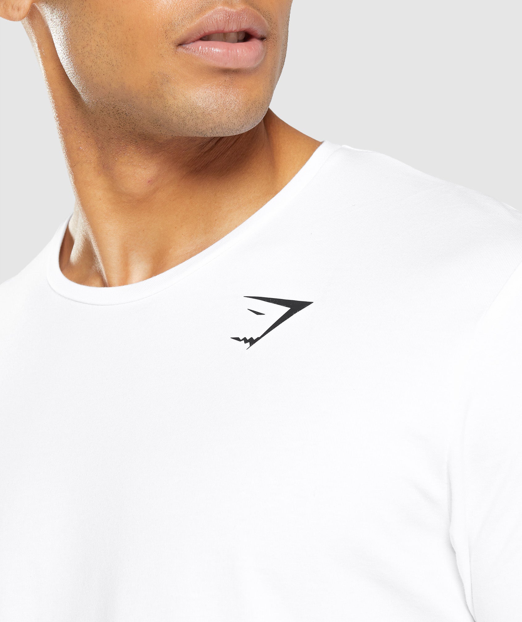 White Men's Gymshark Essential T Shirts | QJLPIF-987