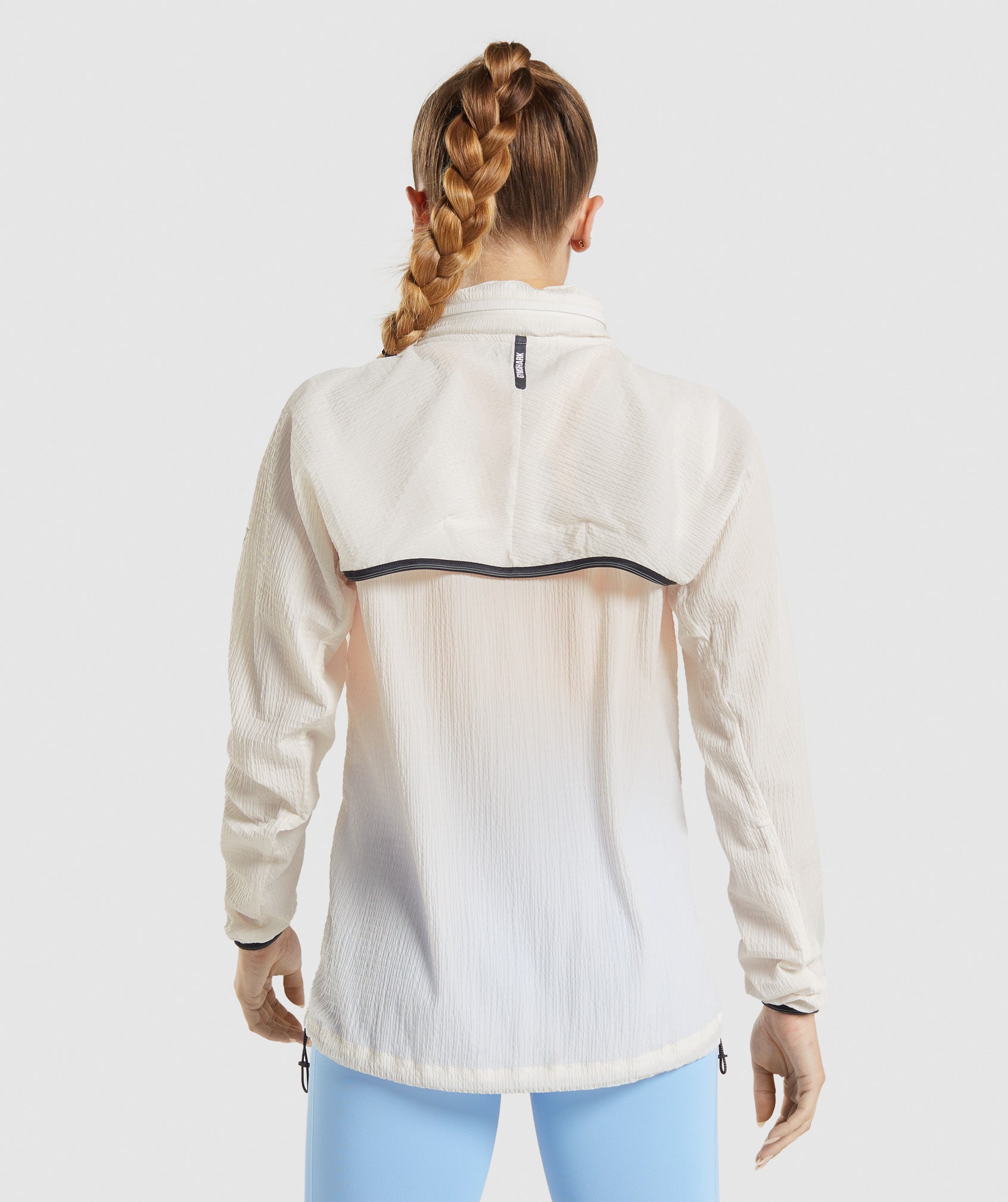 White Women's Gymshark Speed Windbreaker | HCVXIA-495