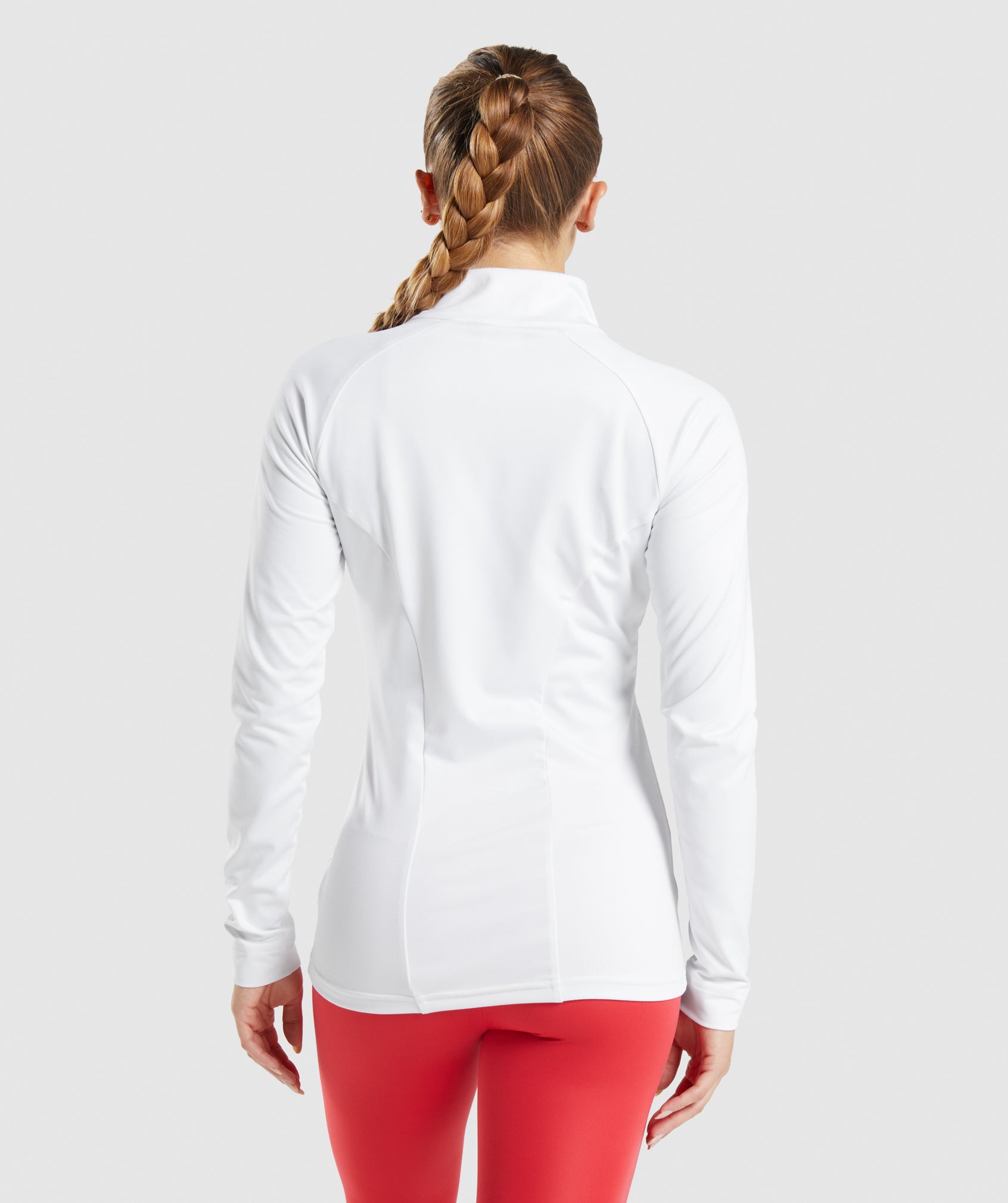 White Women's Gymshark Training Jackets | TAXSGZ-392