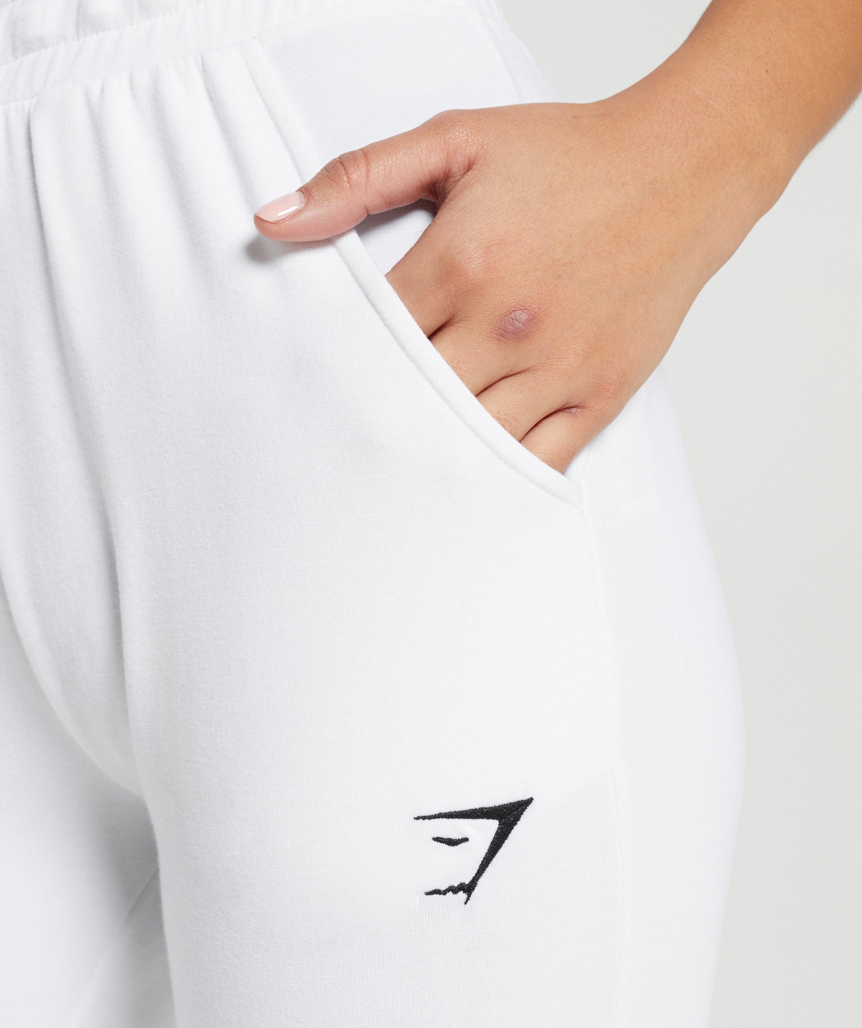 White Women's Gymshark Training Pippa Jogger | NCUJMO-791