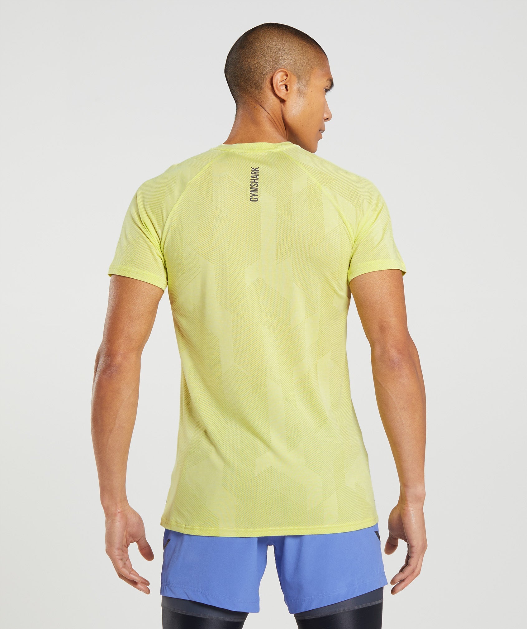 Yellow Men's Gymshark Apex T Shirts | OBWRUA-356