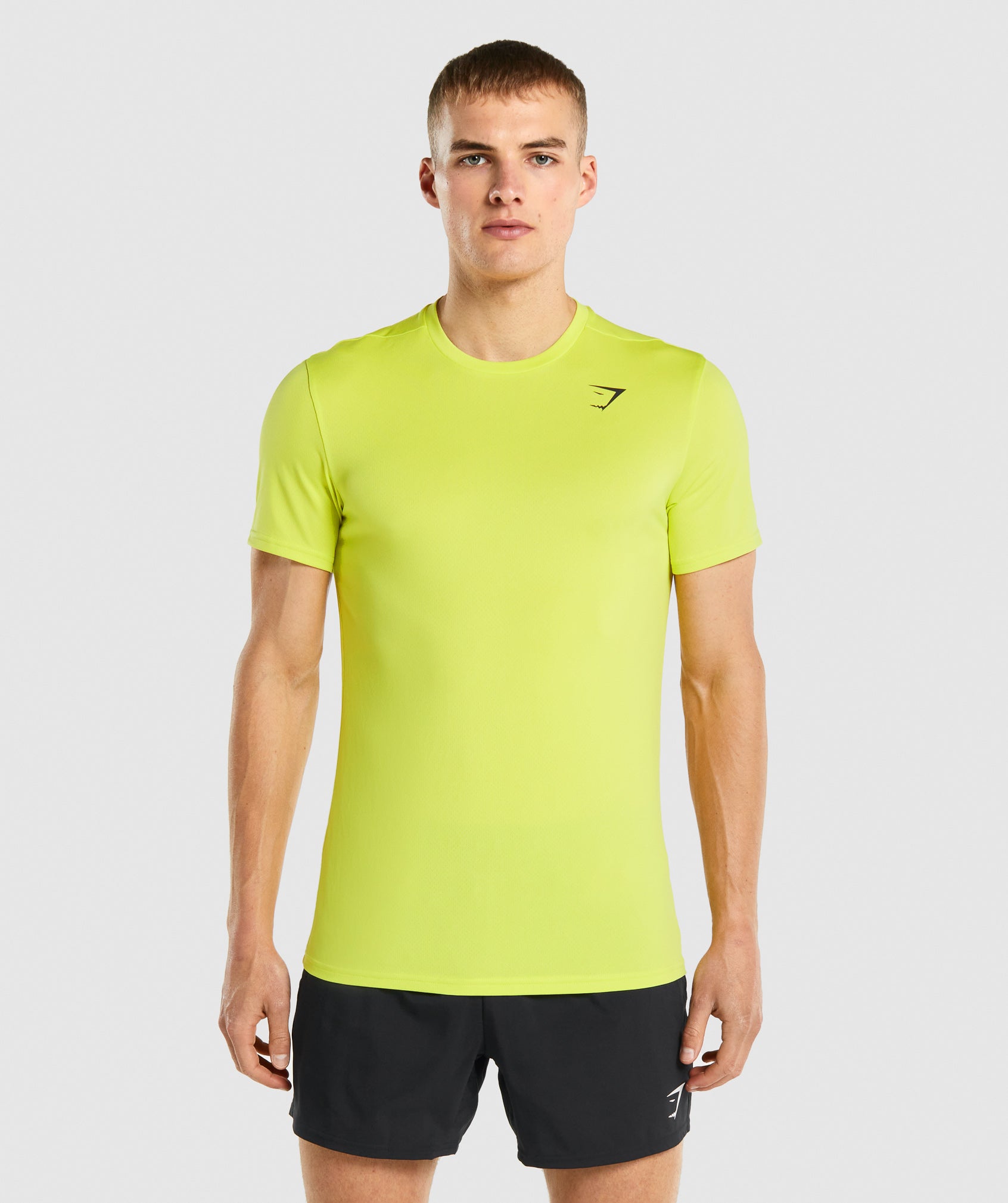 Yellow Men\'s Gymshark Arrival T Shirts | YTKUME-129